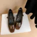 Stylish Ballet Shoes Chunky Women Fashion Metal Buckle Casual Flats Outdoor Mary Jane Designer Shoe_desvips.com