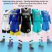 Basketball Jersey Set With Pockets, Custom Print Logo & Number, Breathable Training Uniform For Kids Youth Adult_desvips.com