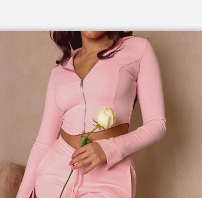 A5355 Women's Casual Slim Fit Sportswear Multi-Pocket Cargo Jumpsuit Hat Set Pants_desvips.com