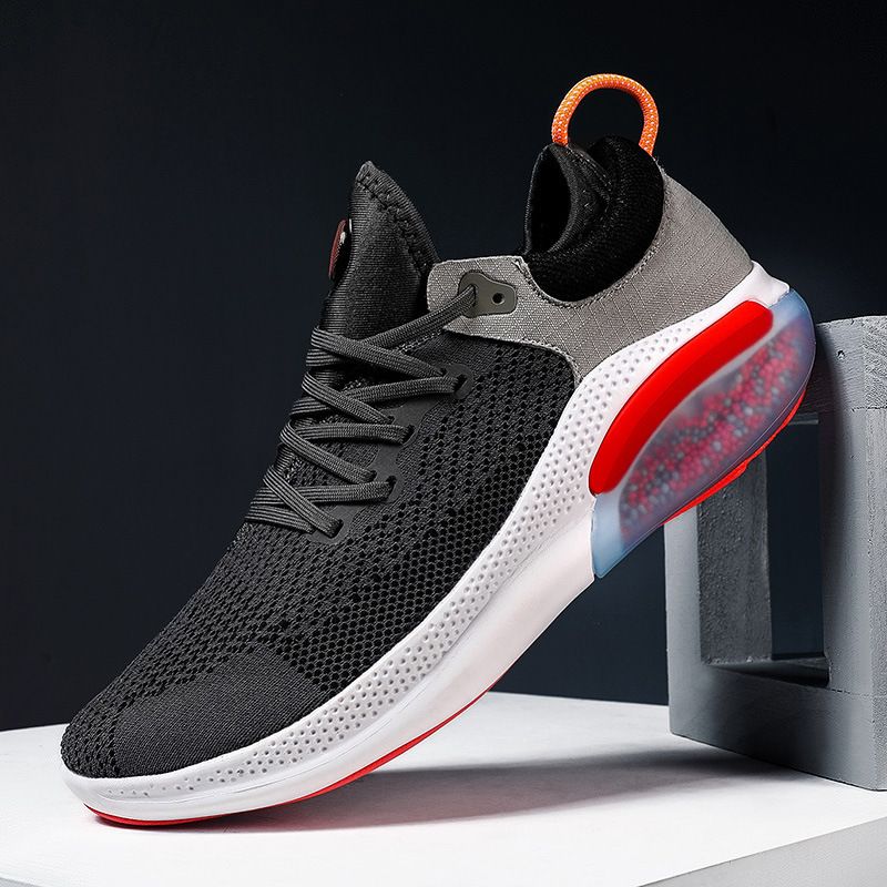 Unbeatable Quality Men's 2025 Spring/Summer New Korean Fashion Mesh Sports Casual 46 Large Running Shoes_desvips.com
