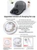 Adult USB Rechargeable Fan For Men And Women, Outdoor Sunshade, Sun Protection, Breathable Mesh Cap With Extended Brim,_desvips.com