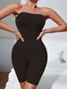 European And American Cross-Border Hot-Selling Tummy Control One-Piece Shapewear Off-Shoulder Sexy Chest Wrap Butt Lift_desvips.com