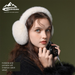 Autumn Winter Earmuffs Windproof Fleece Lined Foldable Warm Rabbit Fur Covers Plush Ear Muffs DEZ42_desvips.com