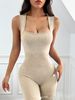 Cross-Border European And American New Sand Washed Pattern Yoga Suit Seamless Bodysuit Sports Fitness Vest Long Pants_desvips.com