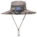 Men's Solar-Powered Cooling Fan Hat - High Wind Speed & UV Protection For Summer Outdoor Activitie_desvips.com