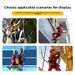 Wind Power High Altitude Outdoor Full Body Five-Point Anti-Fall National Standard Aluminum Alloy Safety Belt_desvips.com