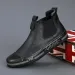 2025 New Designer Casual For Fashion Yellow Mens High Top Leather Moccasins Comfortable Loafers Men Shoes Ankle Boots_desvips.com