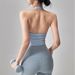 All-in-One Sports Shockproof Gathered Outer Breathable Running Bra Beautiful Back Halter Yoga Vest For Women_desvips.com