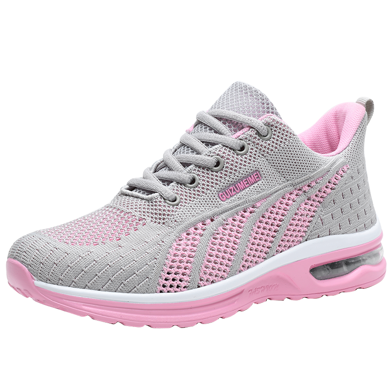 Women Sneakers Air Cushion Soft Bottom Running Outdoor Mesh Breathable Tennis Shoes_desvips.com