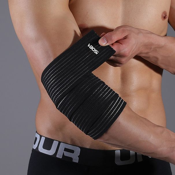 VBOSI Elbow Pads Weightlifting Fitness Training Sports Protective Gear Straps Compression Outdoor Protection Competition_desvips.com