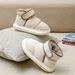 Snow Boots For Men And Women, Winter New Style, Northeastern Large Cotton Shoes, Fleece-Lined, Warm,_desvips.com