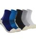 Professional Adhesive Coated Mid Calf Soccer Socks Adult Anti Slip Wear Resistant Thickened Terry Cloth Comfortable Shock Absorbing Running Socks_desvips.com