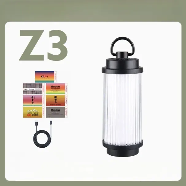 3000mAh 38-KT 38 Light 38 Explore USB Rechargeable Camping Lanterns Outdoor Tent Lamp Powerful Mini LED Flashlights Camp_desvips.com