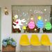 ins Cartoon Rabbit Glass Window Sticker, Easter Decoration For Maternity And Baby Store, Egg Electrostatic Sticker_desvips.com