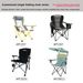 Cross-border Custom-made Hot-selling Outdoor Single-person Adjustable Folding Portable Camping Picnic C, High-back_desvips.com
