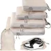 Set/6 Pcs Compessible Packing Tavel Stoage Bag Cubes Watepoof Suitcase Nylon Potable With Handbag Luggage_desvips.com
