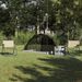 Minimalist Mosquito Net - Gray And Black - Mesh, Polyethylene, And Polypropylene - Matte Surface - For Outdoor Use_desvips.com