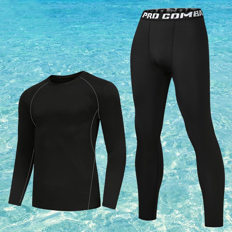 Men's Swimwear Diving Sun Protection Sleeve Long Pants Full Body Gear Jellyfish Suit Swimming Surfing Snorkeling_desvips.com