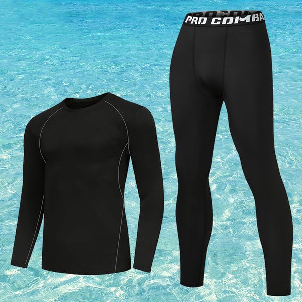 Men's Swimwear Diving Sun Protection Sleeve Long Pants Full Body Gear Jellyfish Suit Swimming Surfing Snorkeling_desvips.com