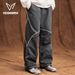 Veidoorn Autumn Winter Men's Tactical Cargo Pants Joggers Outdoor Hiking Casual Techwear Trousers Straight Leg Loose Fit_desvips.com