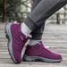 Winter New High-top Thickened Fleece Couple For Middle-aged And Elderly, Non-slip Wear-resistant Cotton Warm Dad Shoes,_desvips.com