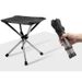 Stainless Steel Telescopic Outdoor Folding Chair Portable Fishing Stool Camping Mazar_desvips.com