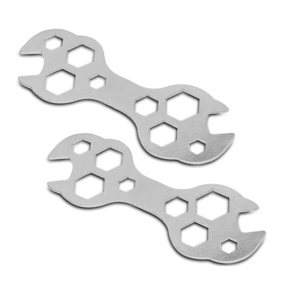 Multi functional mountain bike hexagonal sheet repair tool flower wrench riding supplies_desvips.com