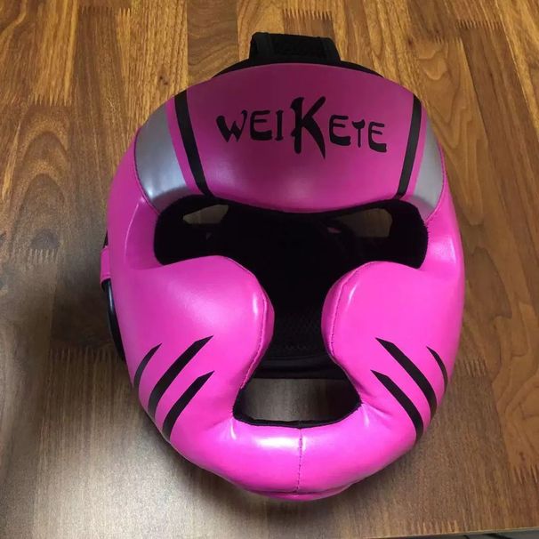 Boxing Helmet Thickened And Head Protection Children's Competition Type Sanda Monkey Face Fighting Muay Thai Full_desvips.com