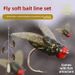 Lue Fly Sting Hook Anti-Tangle Thee-Hook Five-Hook Line Set Bait Inveted Fishing Mico Univesal Topmouth_desvips.com