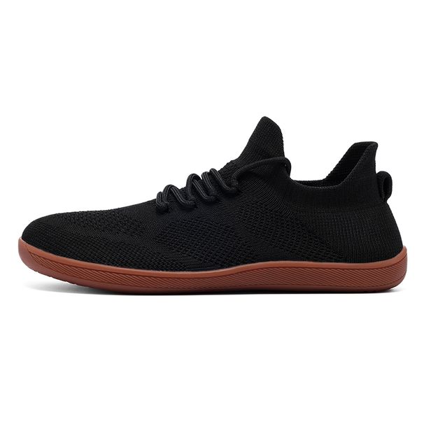 2025 New Wide-toe Men's Casual Soft Sole Wide-Toe Walking Sneakers Breathable Mesh Comfortable Barefoot Shoes_desvips.com
