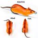 Lure Double Hook Simulation Frog Mouse 6cm 11.5g Soft Bait For Snakehead Fishing_desvips.com