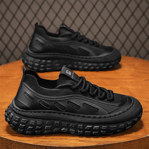 Summer Work Non-Slip Slip-On Sock Men's Sports Casual Mesh Breathable Trendy Shoes_desvips.com