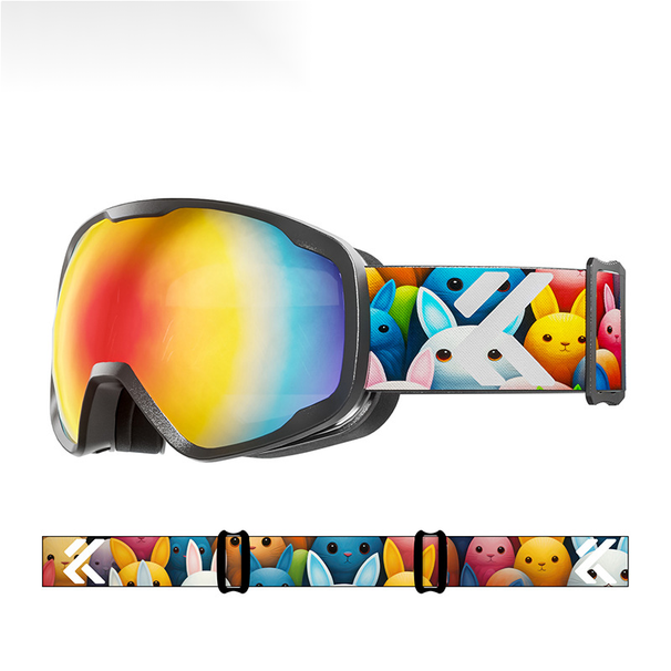 2025 new high-quality ski goggles for children and teenagers, double-layer anti fog and anti strong UV protection_desvips.com