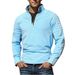 Autumn Men's Fitness Long Sleeve Zip-Up Stand Collar Sweatshirt - Lightweight, Breathable, Comfortable Pullover For Gym, Casual Wear - S-XXL_desvips.com