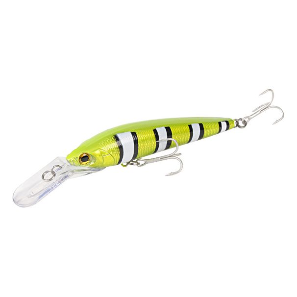 Long Distance Deep Diving Long Tongue Board Minnow 18.1cm42.5g With Enhanced Three Hook + Ring Bead Simulation Bait_desvips.com