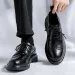 New Trending Brogues Classic Dress Men Oxfords Patent Lace Up Formal Black Leather Wedding Party Shoes 240614_desvips.com