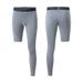 Men's Quick Drying Fitness Leggings Tight Fitting Single Leg Basketball Training Double Pocket Running Tights Outerwear_desvips.com