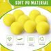 42.6mm PU Material Single Layer Indoor Golf Practice Soft Ball_desvips.com