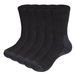 YUEDGE Mens Moisture Wicking Mid Calf Thermal Work Boot Sports Hiking Trekking Socks( 5 Pairs/Pack)_desvips.com