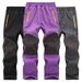 Hiking Clothings Children's Outdoor Soft Shell Pants For Boys And Girls Waterproof Breathable Plush Warm Hiking Pants Autumn And Winter_desvips.com