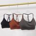 Beautiful Back Sports Underwear Women's Thin Shoulder Hanging Neck Strap Naked Feel Bra Yoga Bra Fitness Training Tank_desvips.com