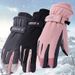 Women's Winter Ski Gloves - Touchscreen Compatible, Water-Resistant, Thermal Lined, Non-Slip Grip For Snowboarding, Cycling & Outdoor Activities_desvips.com