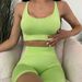 INS Summer New European And American Seamless Yoga Wear Backless Halter Bra Strap Sports Fitness Hip Lift Women's Shorts_desvips.com