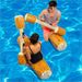 Inflatable Logging Boats, Water Inflatable Collision Wood Grain Stick Game, Water Competitive Game_desvips.com