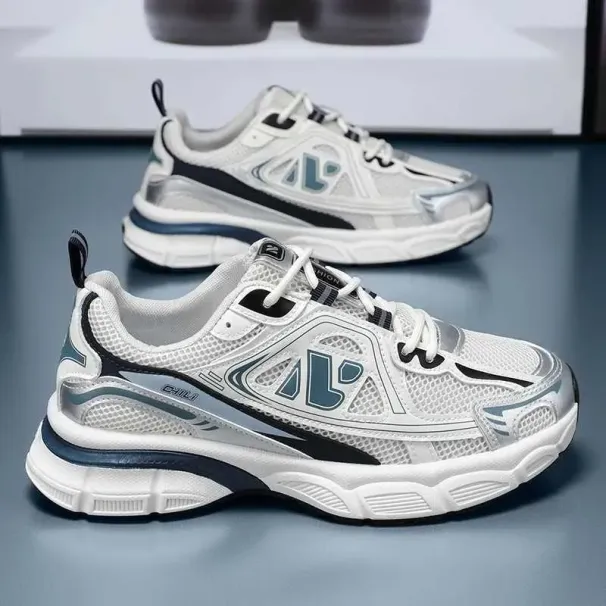 Fashion Men Casual Mesh Mens Running Sneakers Breathable NonSlip Sports Comfortable Tennis Soft Walking Shoes M250924_desvips.com