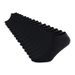 Women's No-Show Socks Breathable Cotton Seamless Ankle Socks For Casual & Sports (Black/White, One Size)_desvips.com