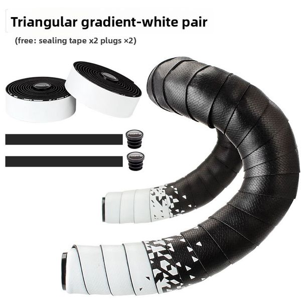 TOOPRE Road Fixed Gear Bike Bent Wrap Gradient Color Comfortable Breathable Handlebar Tape_desvips.com