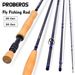 Lightweight Four Sections 9 Feet 3.3m Wt 8wt Carbon Stream Fly Fishing Rod_desvips.com