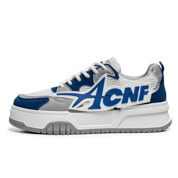 New Spring Trendy Hong Kong Style Mesh Breathable Lace Up Sports Sneakers For Students Niche Outdoor Casual Shoes_desvips.com