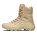 Men's Tactical High-Top Hiking Non-Slip Breathable Training Desert Outdoor Camping Work Boots Climbing Shoes_desvips.com